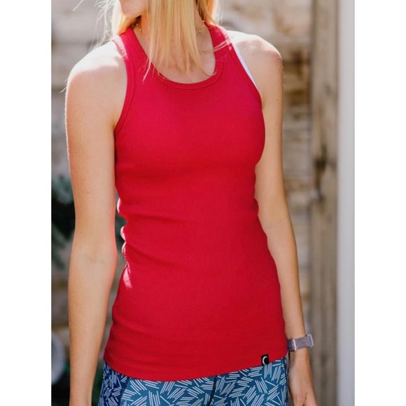 Zyia Active Woman’s Red Cali Sporty Casual Tank Size Medium - Picture 3 of 10